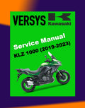 Kawasaki VERSYS KLZ1000 SE 2019-2023 Full Manual Set – Repair & Maintenance Manual and Spare Parts Catalog and User Handbook