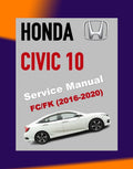 Honda CIVIC 10 FC/FK 2016-2020 Full Manual Set – Repair & Maintenance Manual
