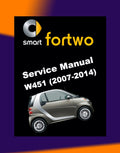 Smart FORTWO W451 2007-2014 Full Manual Set – Repair & Maintenance Manual