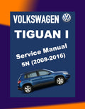 VW TIGUAN I 5N 2008-2016 Full Manual Set – Repair & Maintenance Manual