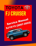 Toyota FJ CRUISER XJ 10/15 2007-2022 Full Manual Set – Repair & Maintenance Manual