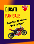 Ducati PANIGALE V4R 2023+ Full Manual Set – Repair & Maintenance Manual and Spare Parts Catalog and User Handbook