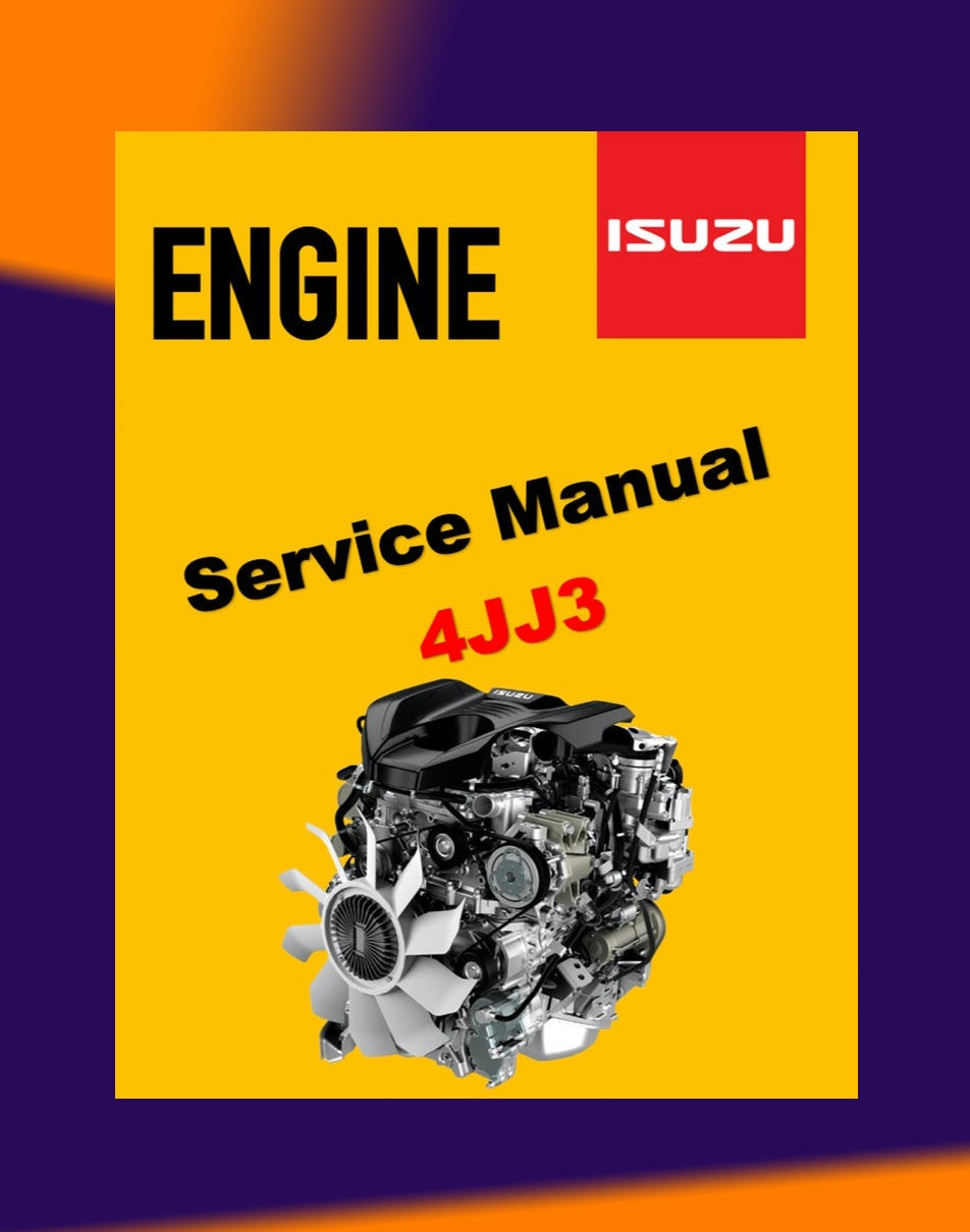 Isuzu Engine 4JJ3 Workshop Repair Manual