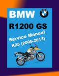 BMW R1200 GS / R1200GS K25 2005-2013 Full Manual Set – Repair & Maintenance Manual and Spare Parts Catalog and User Handbook