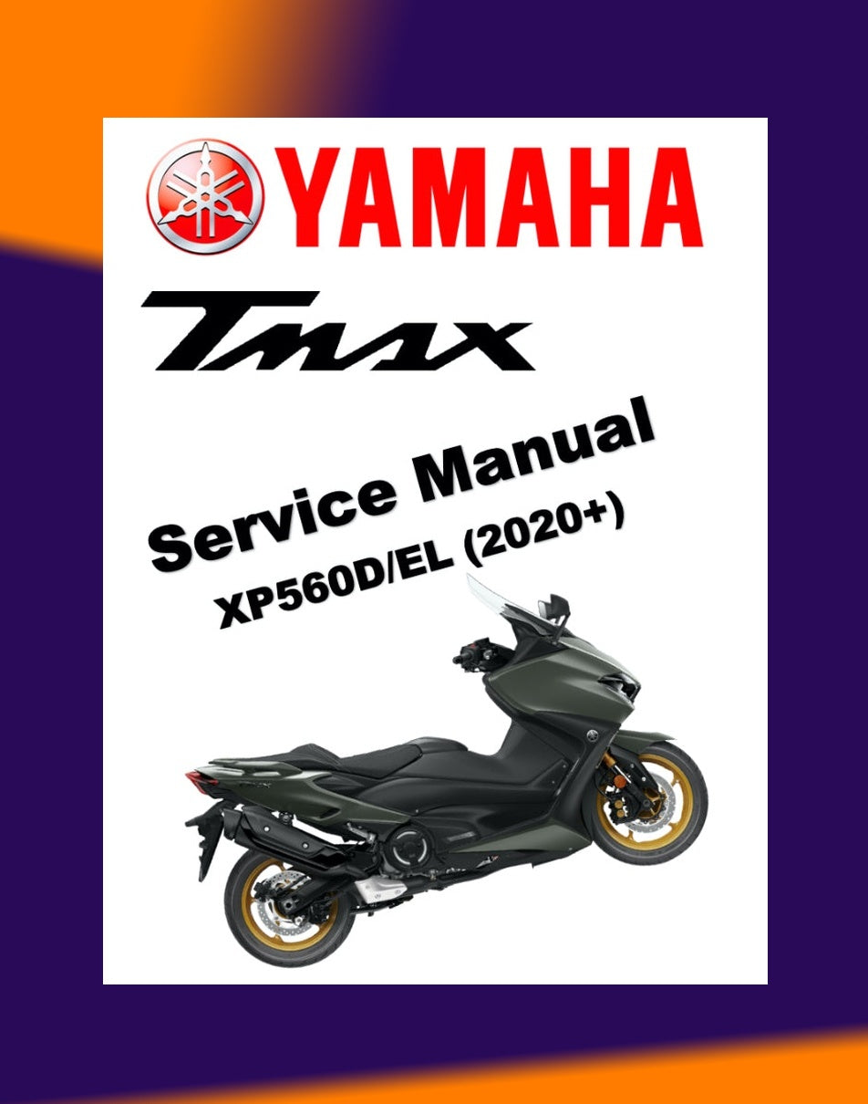 T-MAX Yamaha TMAX 560D/ EL 2020+ Full Manual Set – Repair & Maintenance Manual and Spare Parts Catalog and User Handbook
