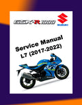 Suzuki GSXR1000 L7 A/R 2017-2022 Full Manual Set – Repair & Maintenance Manual and Spare Parts Catalog and User Handbook