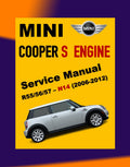MINI COOPER S R55/56/57 N14 2006-2012 Full Manual Set – Engine Repair & Maintenance Manual and COMPONENT LOCATIONand Wiring