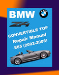 BMW Z4 E85 2002-2008 Full Manual Set – Convertible Top Repair Manual