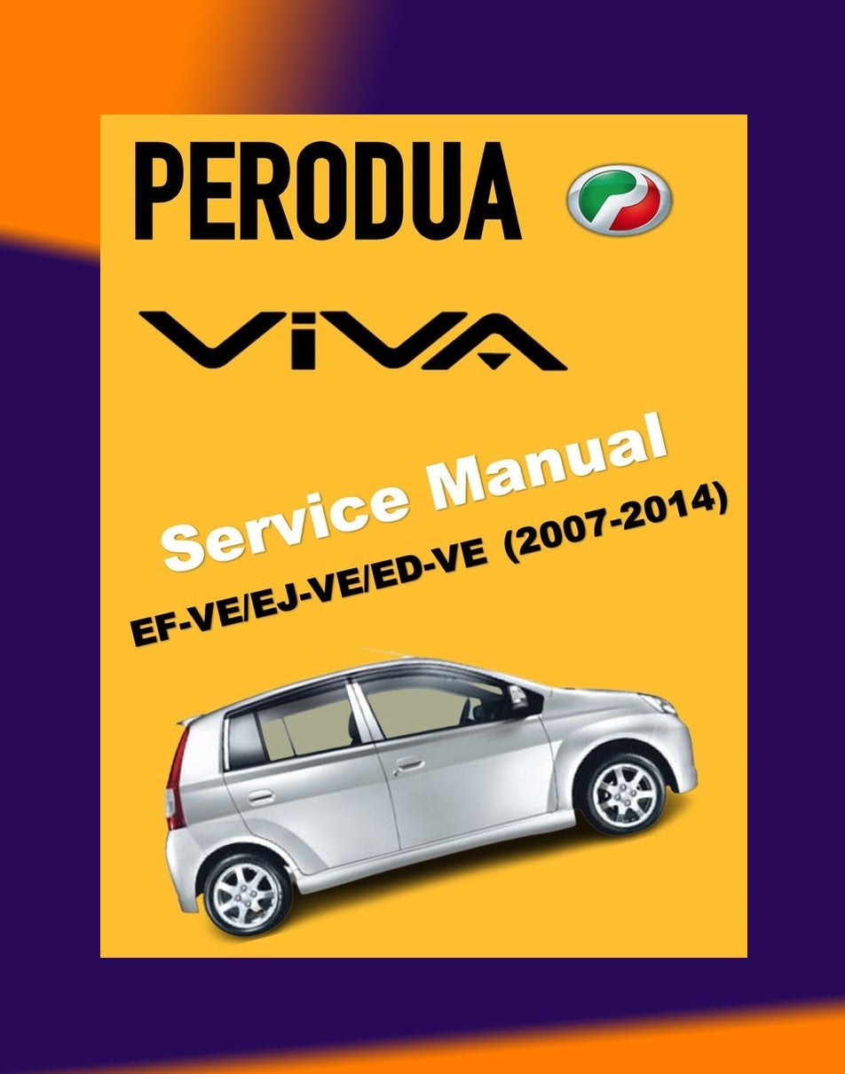 Perodua VIVA 2007-2014 Full Manual Set – Repair & Maintenance Manual
