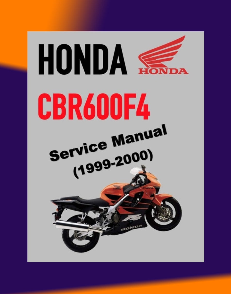 Honda CBR600F4 1999-2000 Full Manual Set – Repair & Maintenance Manual and Spare Parts Catalog and User Handbook
