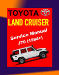 Toyota LAND CRUISER J70 1984+ Full Manual Set – Workshop Service Manual