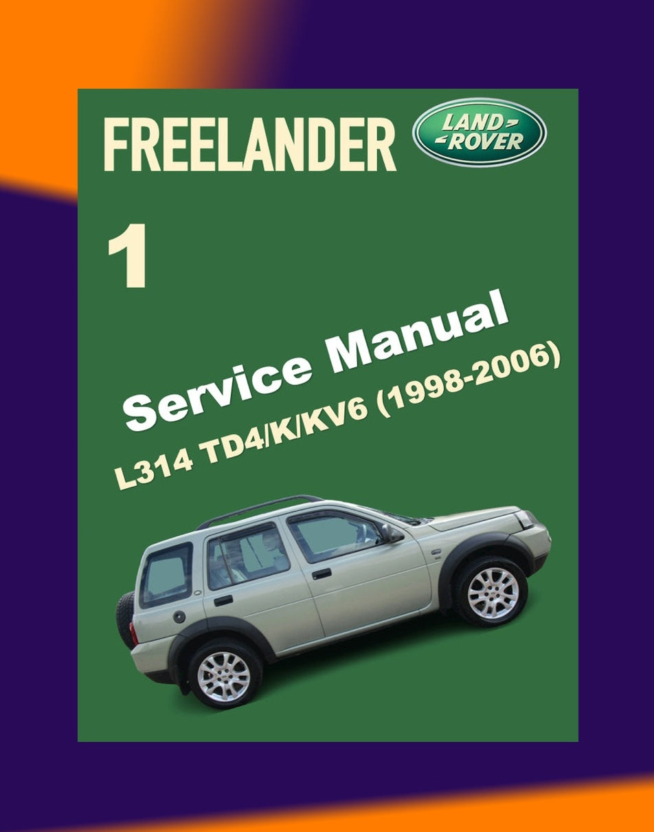 Land Rover FREELANDER 1 L314 1998-2006 Full Manual Set – Repair & Maintenance Manual