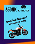 CFMoto 650NK CF650 2013-2016 Full Manual Set – Repair & Maintenance Manual and User Handbook