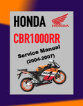 Honda CBR1000RR 2004-2007 Full Manual Set – Repair & Maintenance Manual and Spare Parts Catalog and User Handbook