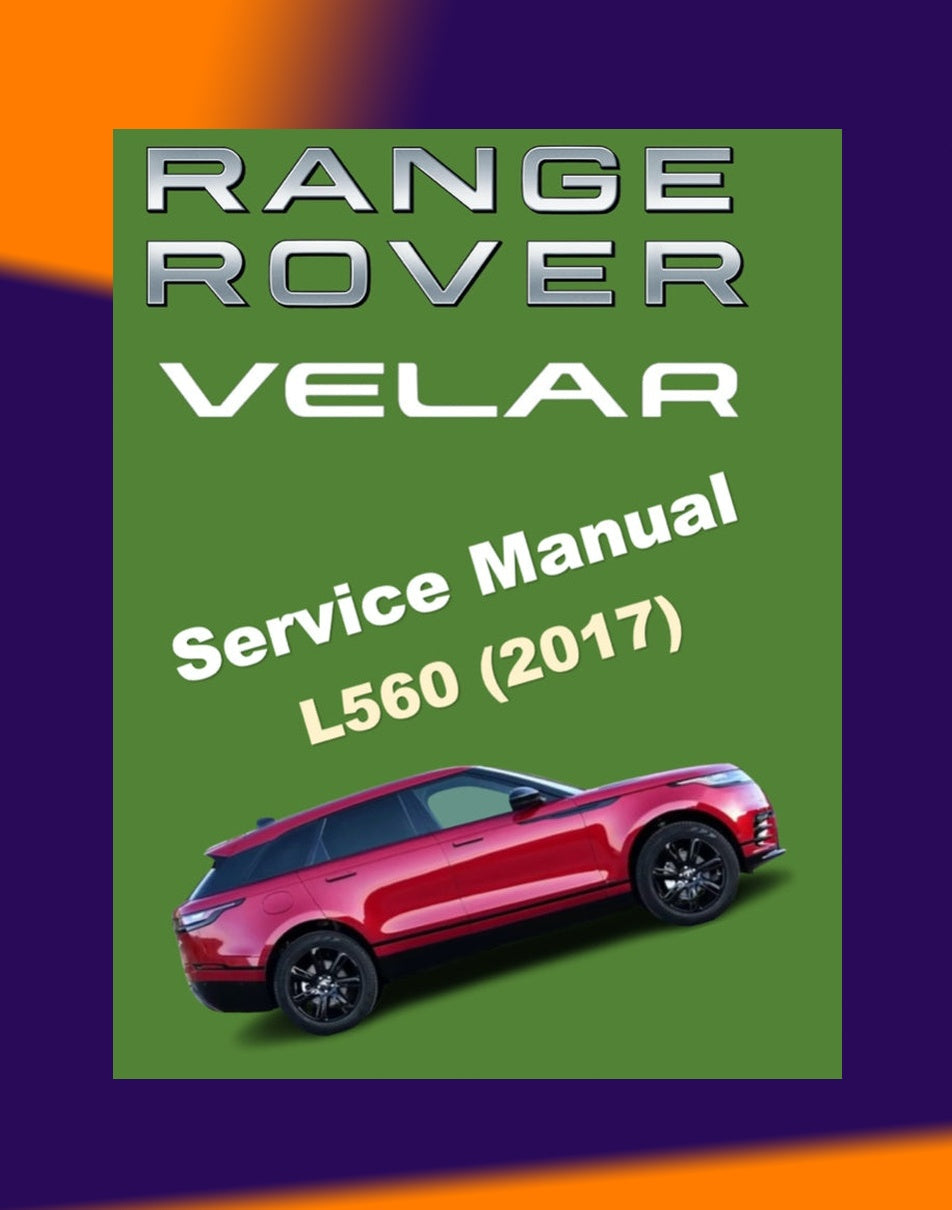 RANGE Rover VELAR L560 2017-2023 Full Manual Set – Repair & Maintenance Manual