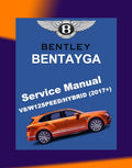 Bentley BENTAYGA 2017+ Full Manual Set – Repair & Maintenance Manual