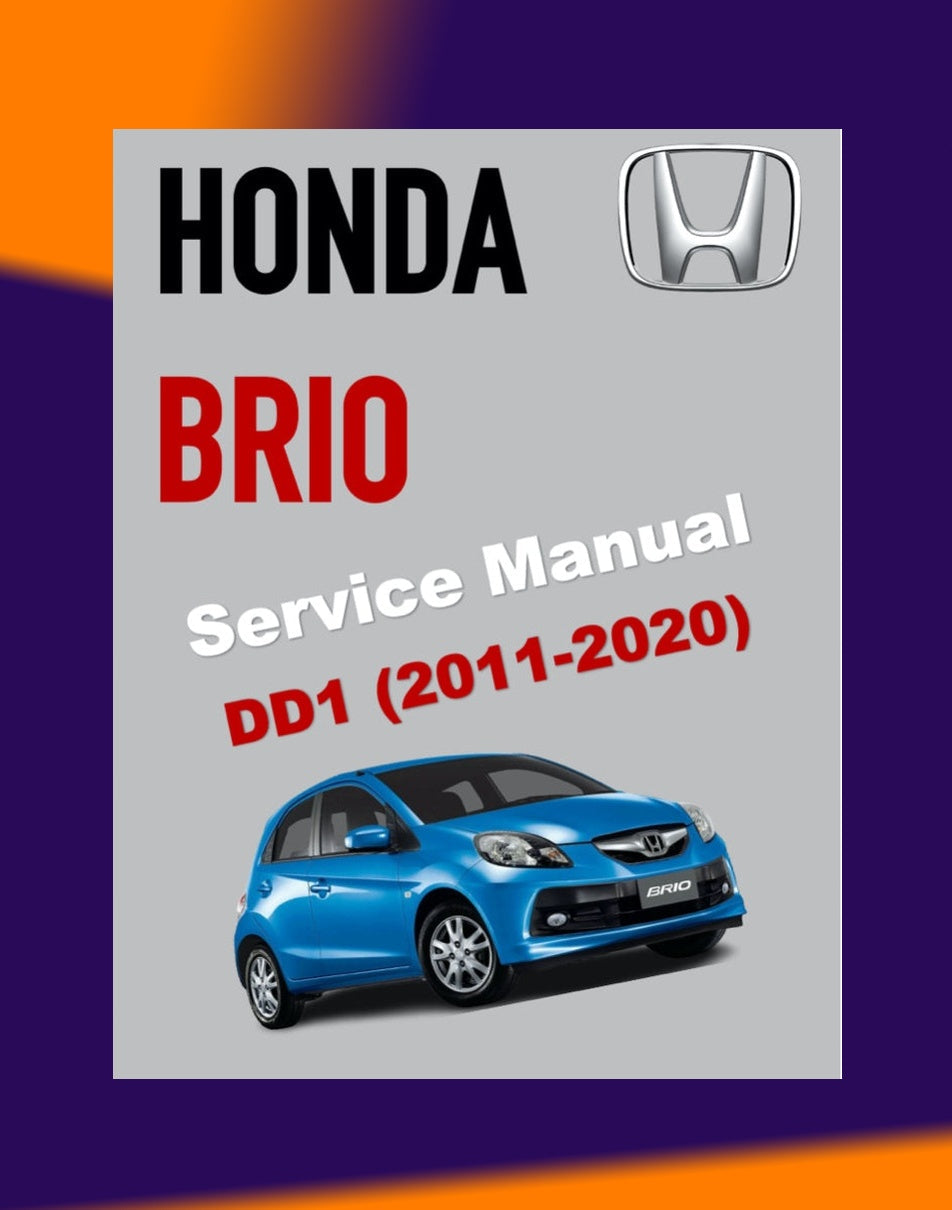 Honda BRIO DD1 2011-2020 Full Manual Set – Repair & Maintenance Manual - INDONESIAN LANGUAGE
