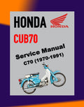 Honda CUB70 C70 1970-1991 Full Manual Set – Repair & Maintenance Manual and Spare Parts Catalog and User Handbook