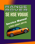 RANGE Rover L322 2001-2012 Full Manual Set – Repair & Maintenance Manual