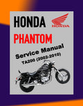 Honda PHANTOM TA200 2002-2010 Full Manual Set – Repair & Maintenance Manual and Owner' Manual