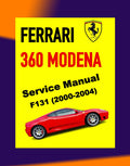 Ferrari 360 MODENA F131 2000-2004 Full Manual Set – Repair & Maintenance Manual