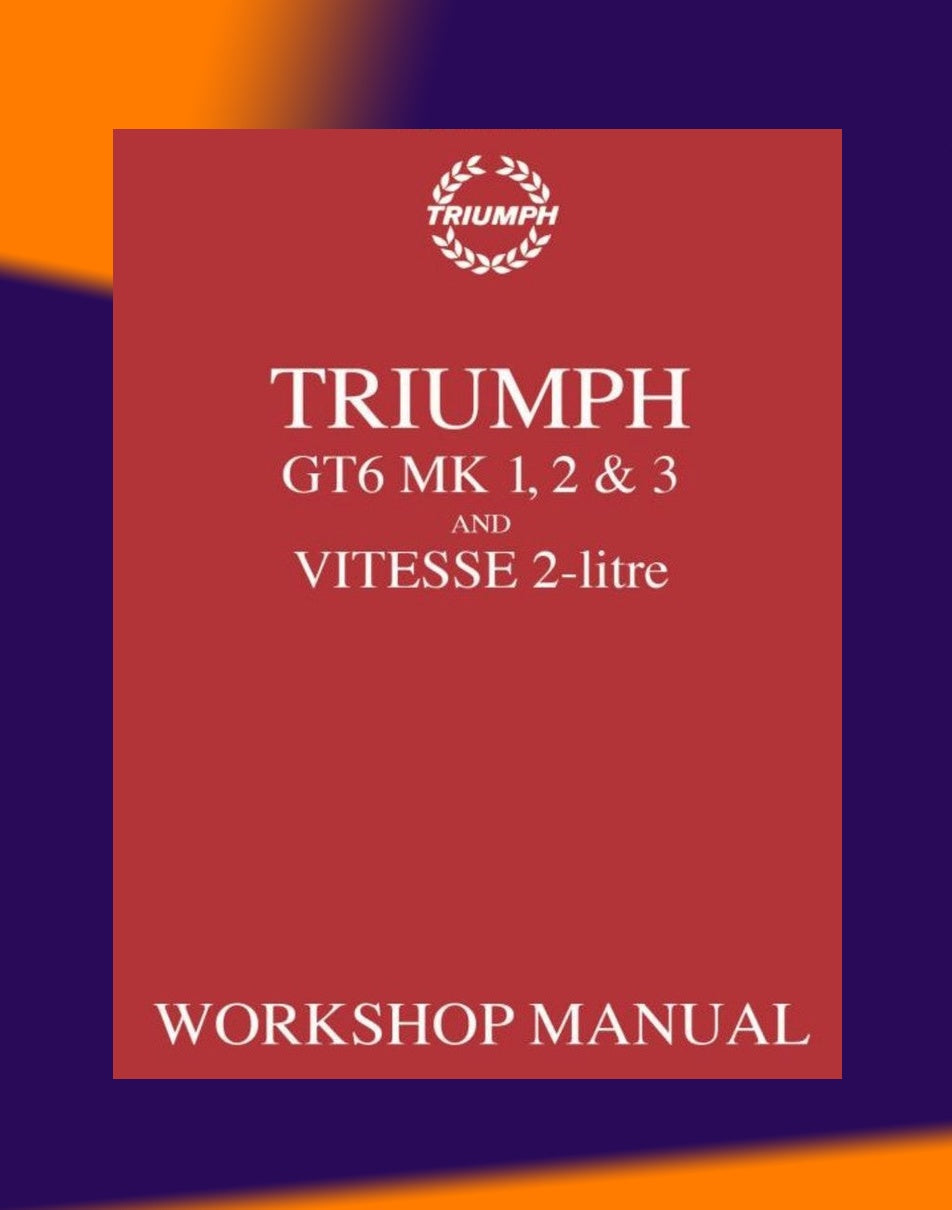 [CLASSIC] Triumph GT6 MK1/MK2/MK3 1966-1973 Full Manual Set – Repair & Maintenance Manual