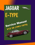 Jaguar E-TYPE V12 1961-1975 Full Manual Set – Workshop Repair Service Manual