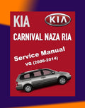 Naza RIA / Kia CARNIVAL 2006-2014 Full Manual Set – Repair & Maintenance Manual