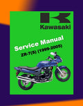 Kawasaki ZR-7S 1999-2005 Full Manual Set – Repair & Maintenance Manualand Spare Parts Catalogand User Handbook