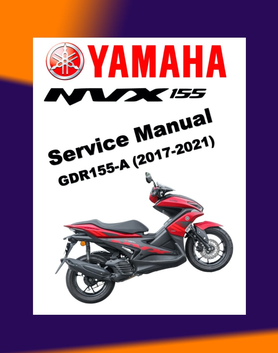 Yamaha AEROX NVX155 2017-2021 Full Manual Set – Repair & Maintenance Manual and Spare Parts Catalog and User Handbook