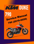 KTM DUKE 790 2018-2020 Full Manual Set – Repair & Maintenance Manual and Spare Parts Catalog and User Handbook