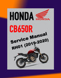 Honda CB650R CB 650R RH01 2019-2020 Full Manual Set – Repair & Maintenance Manual and Spare Parts Catalog and User Handbook