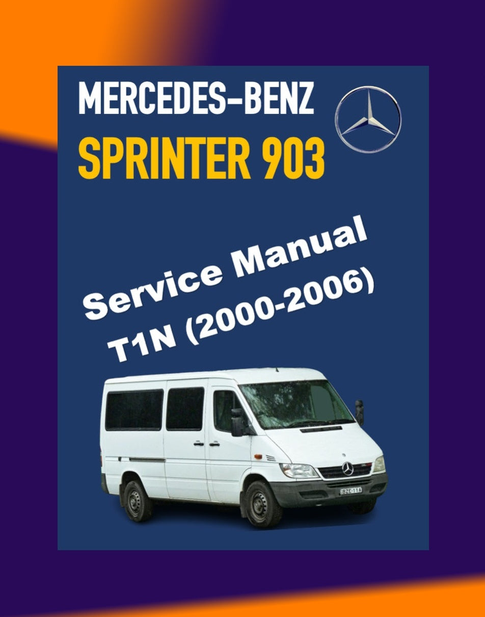 Mercedes-Benz SPRINTER 903 PHASE II 2000-2006 Full Manual Set – Repair & Maintenance Manual and Spare Parts Catalog