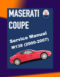 Maserati M138 COUPE 2000-2007 Full Manual Set – Repair & Maintenance Manual