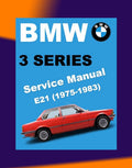 BMW 320 323i (E21)1975-1983 Workshop Repair Manual