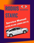 SsangYong RODIUS/STAVIC 2004-2013 Full Manual Set – Repair & Maintenance Manual