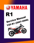 Yamaha YZF-R1 2007-2008 Full Manual Set – Repair & Maintenance Manual and Spare Parts Catalog and User Handbook