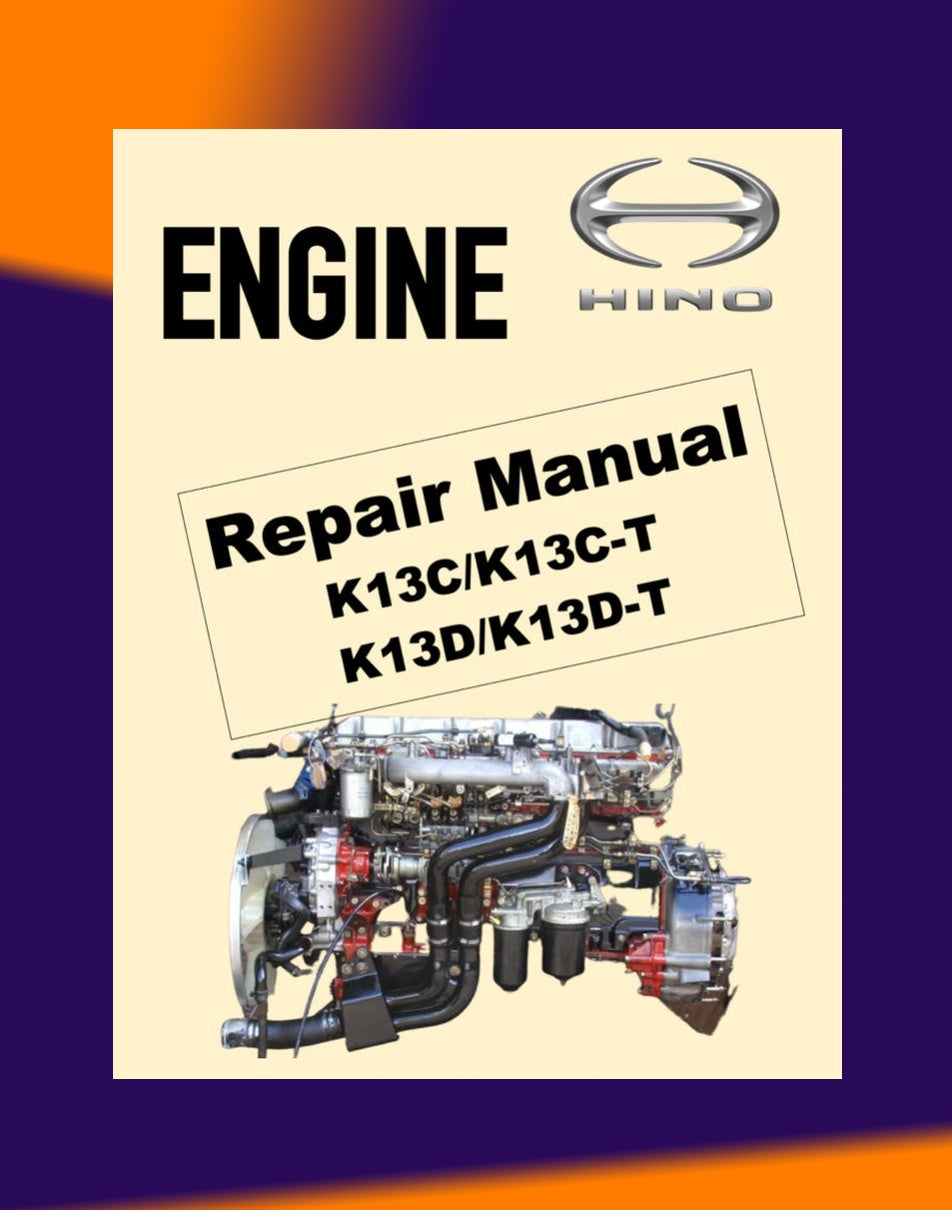HINO Engine K13C-T/K13D-T Workshop Service Repair Manual