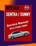Nissan SENTRA / SUNNY B14 1995-1999 Full Manual Set – Repair & Maintenance Manual
