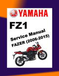 Yamaha FZ1 FZ1000 FAZER 1000 2006-2015 Full Manual Set – Repair & Maintenance Manual and Spare Parts Catalog and User Handbook