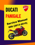 Ducati PANIGALE 899 2013-2015 Full Manual Set – Repair & Maintenance Manual and Spare Parts Catalog and User Handbook