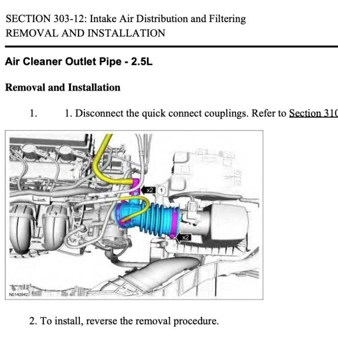Ford KUGA MK2 C520 2013-2019 Full Manual Set – Repair & Maintenance Manual - ECOBOOST - page 6