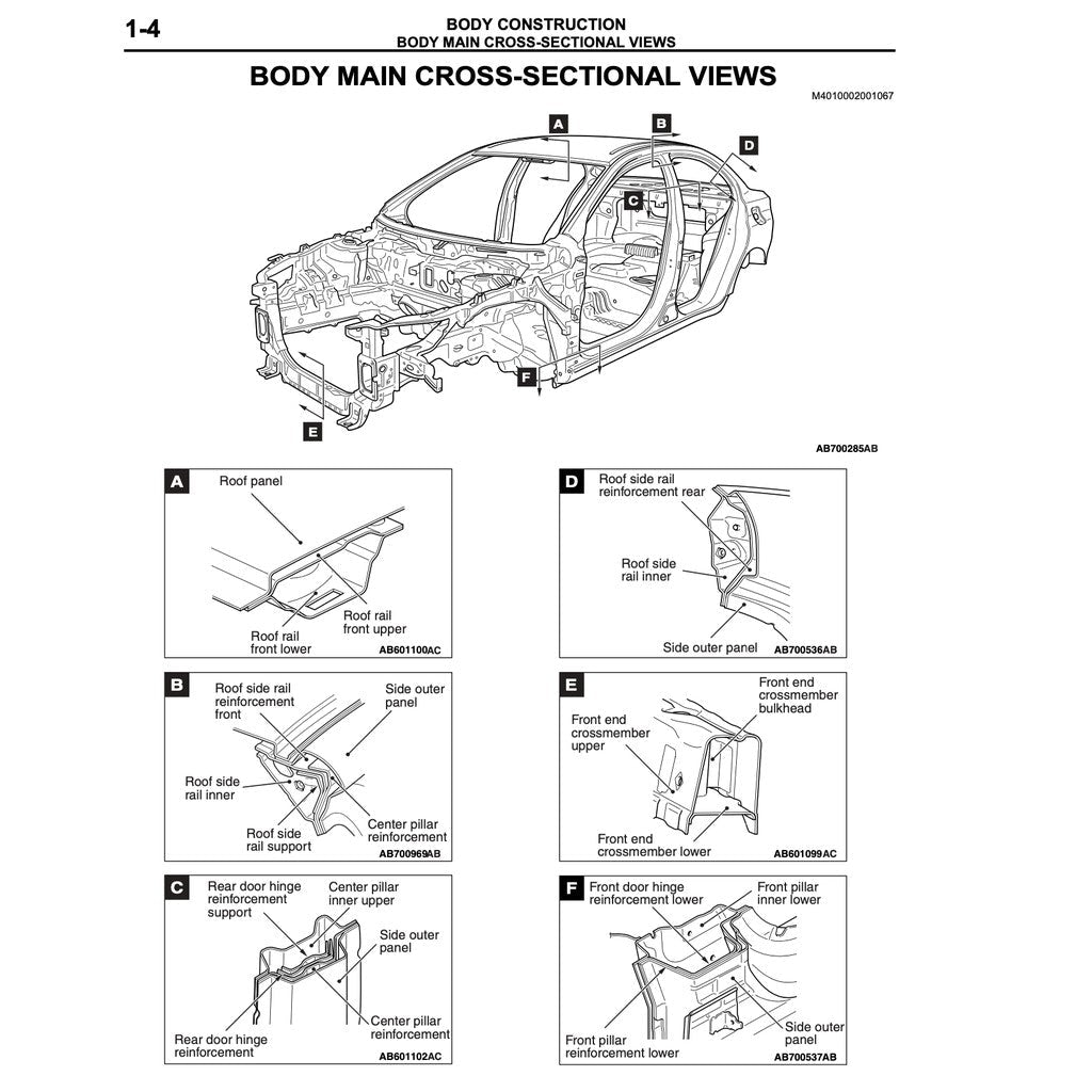 Mitsubishi LANCER EVO X 2008-2102 Full Manual Set – Repair & Maintenance Manual - page 8