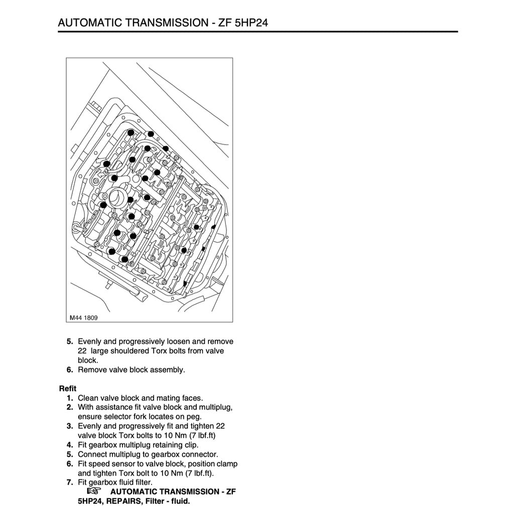 RANGE Rover L322 2001-2012 Full Manual Set – Repair & Maintenance Manual - page 7