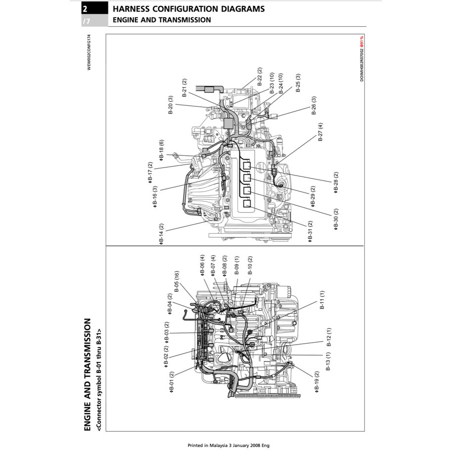 Proton SAGA BLM IAFM 2008-2010 Full Manual Set – Repair & Maintenance Manual - page 8
