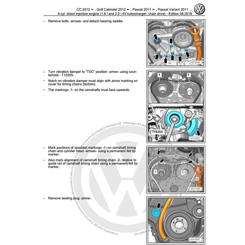 VW SHARAN 7N 2011-2020 Full Manual Set – Repair & Maintenance Manual - page 4
