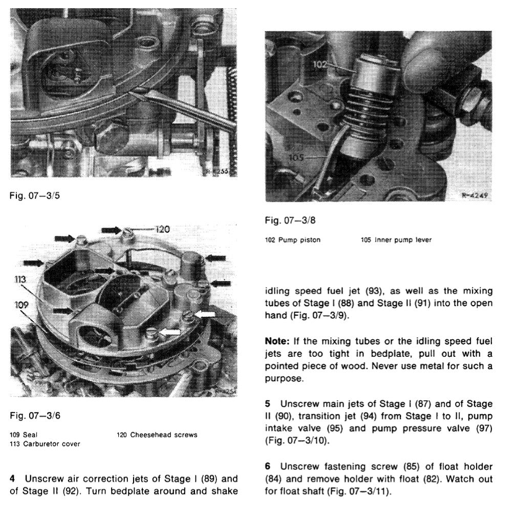 Mercedes-Benz Engine M115 1968–1976 Full Manual Set – Repair & Maintenance Manual - page 5