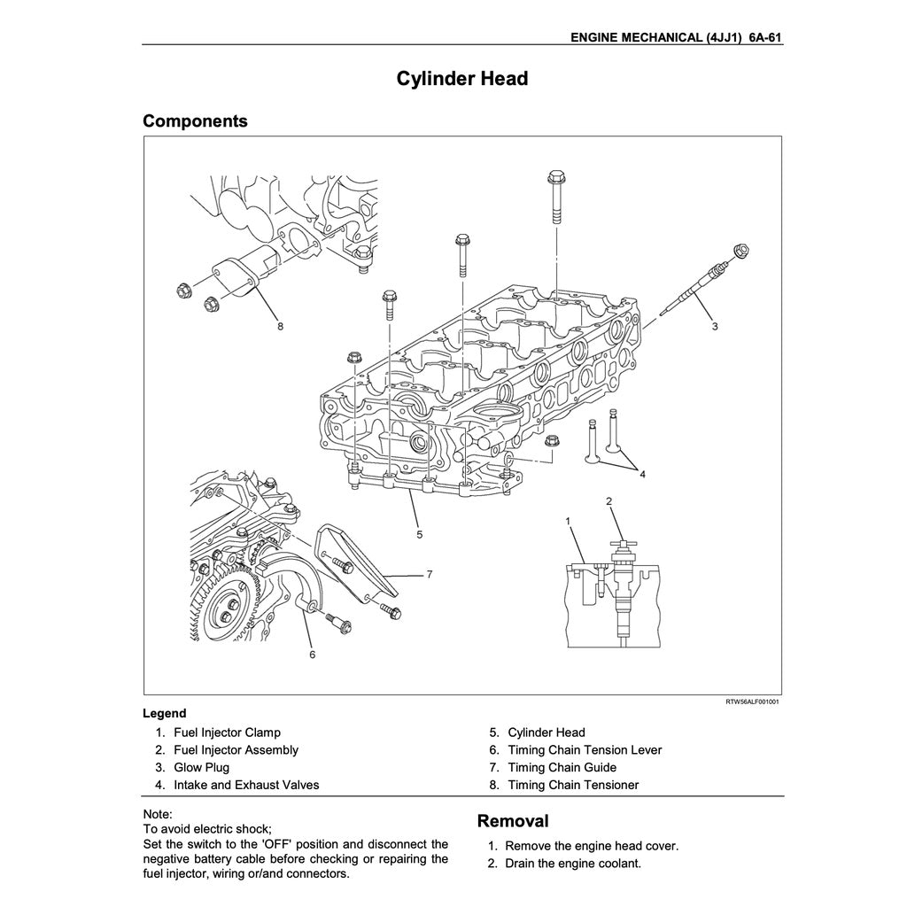 Isuzu Engine 4JJ1 Workshop Repair Manual / Isuzu D-MAX - page 5