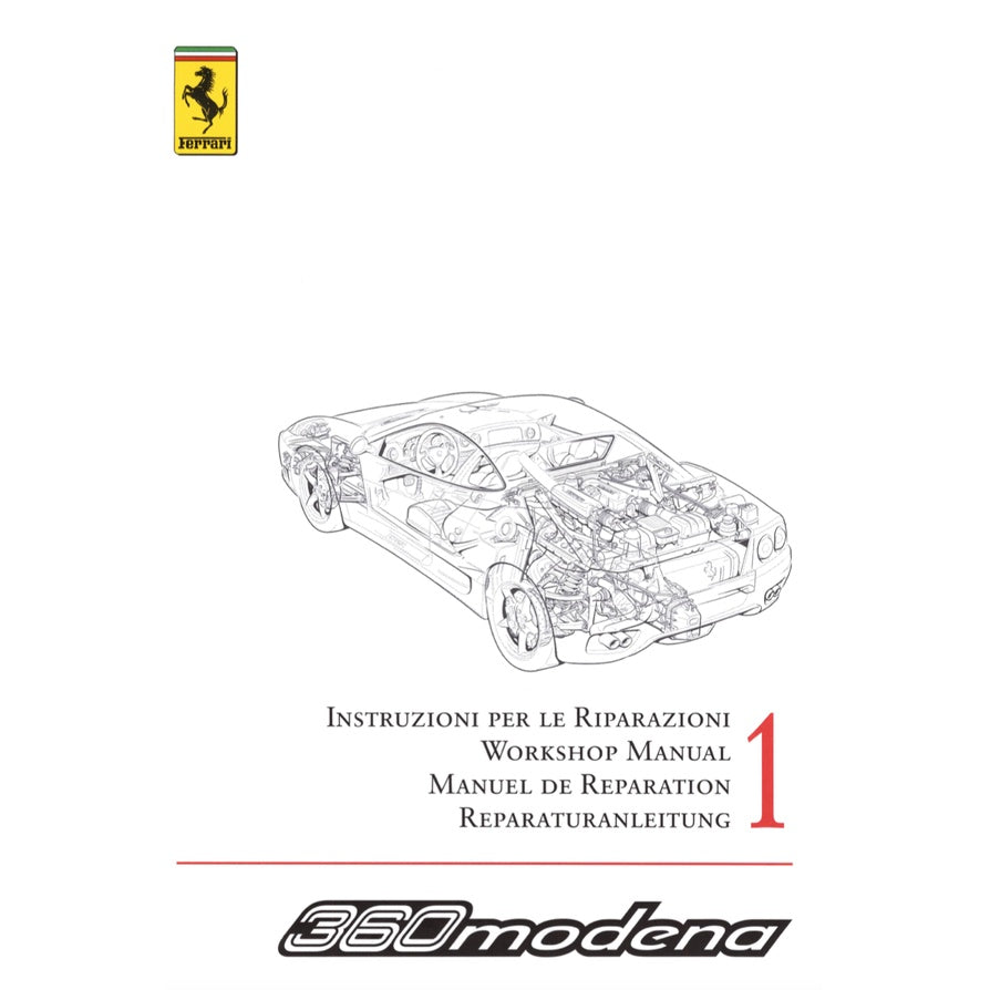 Ferrari 360 MODENA F131 2000-2004 Full Manual Set – Repair & Maintenance Manual - page 2