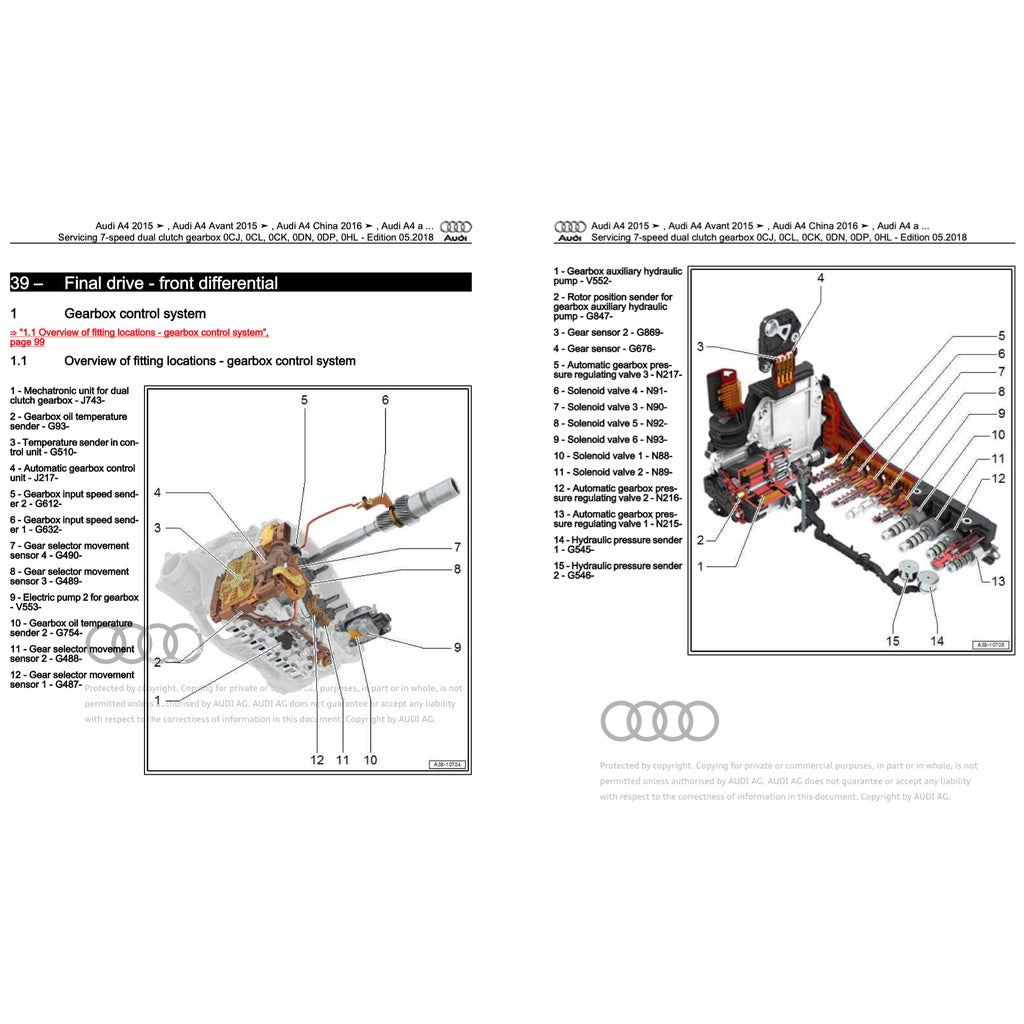 Audi A4 B9 2016-2024 Full Manual Set – Repair & Maintenance Manual - page 3